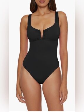 BECCA Color Code V-Wire One-Piece Swimsuit | Small